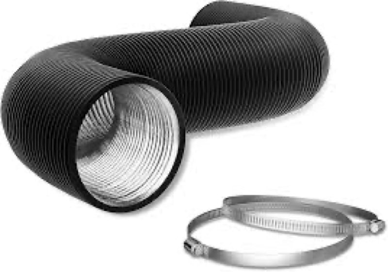 Hakazeni 8 inch 16 feetFlexible Aluminum Ducting 4 Layer Protection Dryer Vent Hose for HVAC Heating