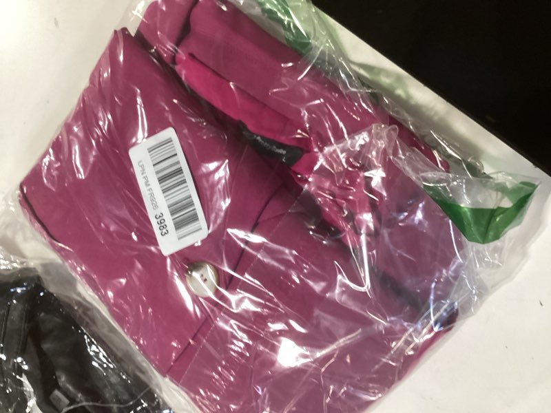 Condition photo showing New/Like New for prettygarden 2026 blazers for women business casual long sleeve lapel open front suit jacket work blazer with pockets rose pink large