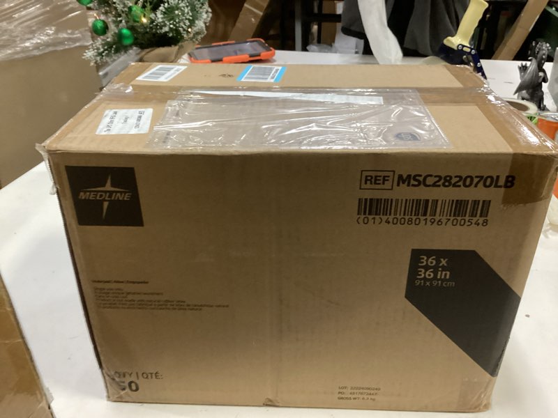 Condition photo showing New/Like New for Medline Super Absorbent Underpad, 36" x 36", 50 Count, Extra Large Disposable Incontinence Pads, Protective Bed Pads, Chucks, For Kids, Adults, Elderly, Furniture & Surface Protection Pee Pad