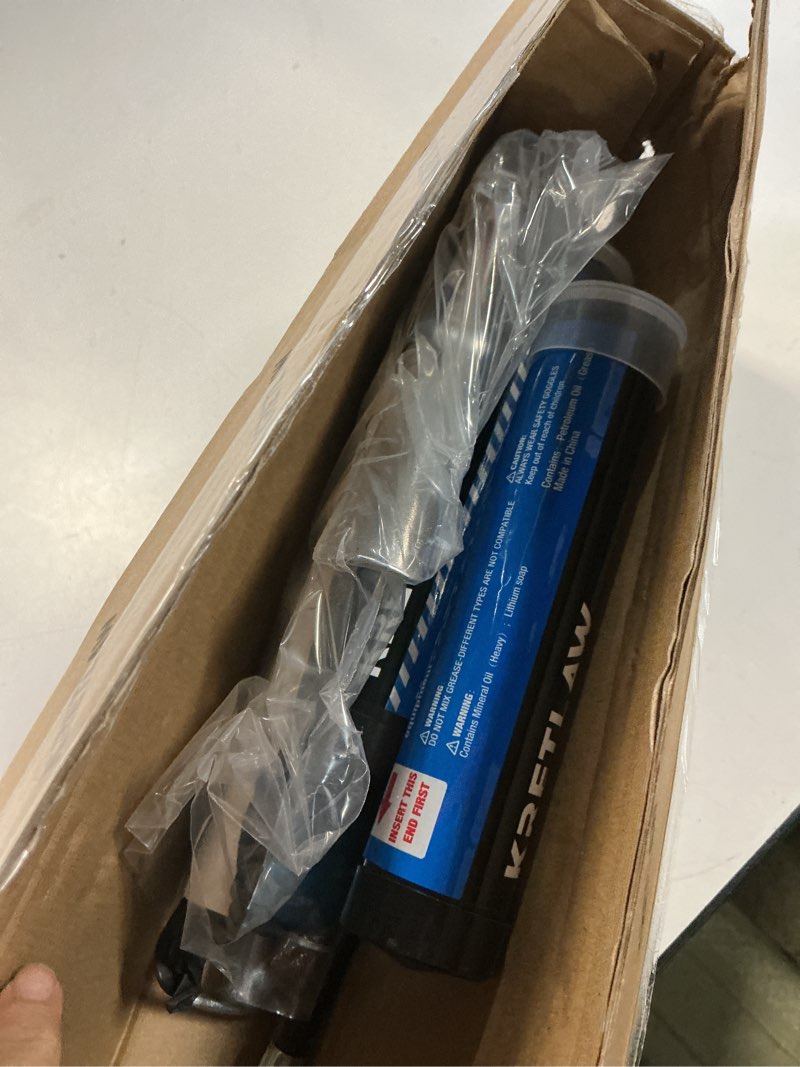 Condition photo showing Good Condition for Mini Grease Gun (3000PSI) with Double 3oz Cartridge Grease and 12'' Flex Hose, Reinforced Coupler for Automotive,Marine Marine Grease Gun Kit+2pcs Cartridge Grease