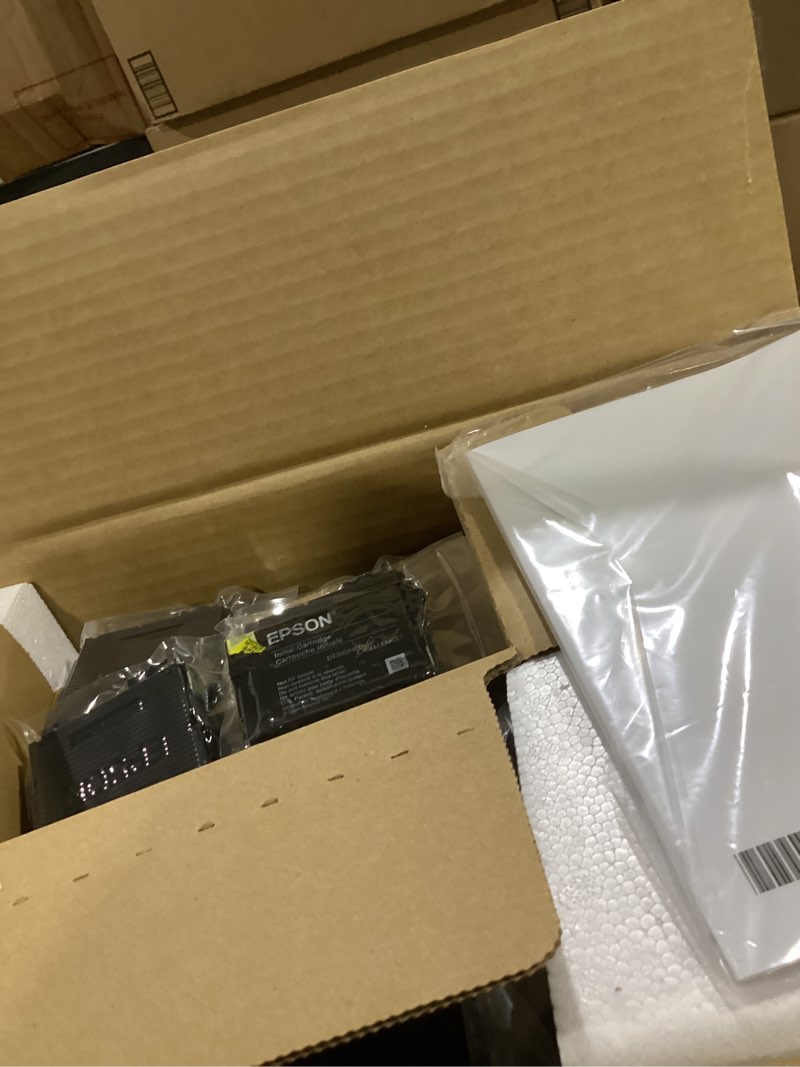 Condition photo showing As Is for epson expression home xp-5200 wireless color all-in-one printer with scan, copy, automatic 2-sided printing, borderless photos, 150-sheet paper tray and 2.4" color display