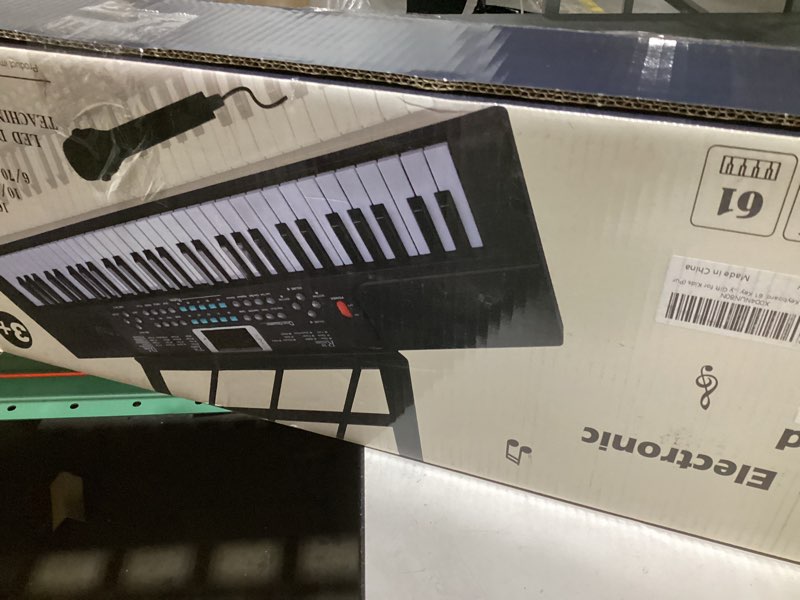 Condition photo showing As Is for Piano Keyboard, 61 Key Upgrade Kids Pianos Music Toy with Light-up Keys & Pro Teaching Modes, Dual S