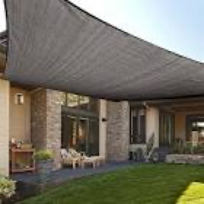 cool area sun shade sail 20x26ft rectangle shade canopy outdoor sunshade for patio backyard garden, color grey