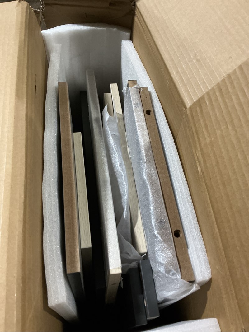 Condition photo showing Good Condition for Tredre Wooden Podium Stand with Lockable Wheels & 4”Elevated Footrest, Portable Lectern & Podium with Large Storage, Modern Pulpit for Church, School, Office and Conference White