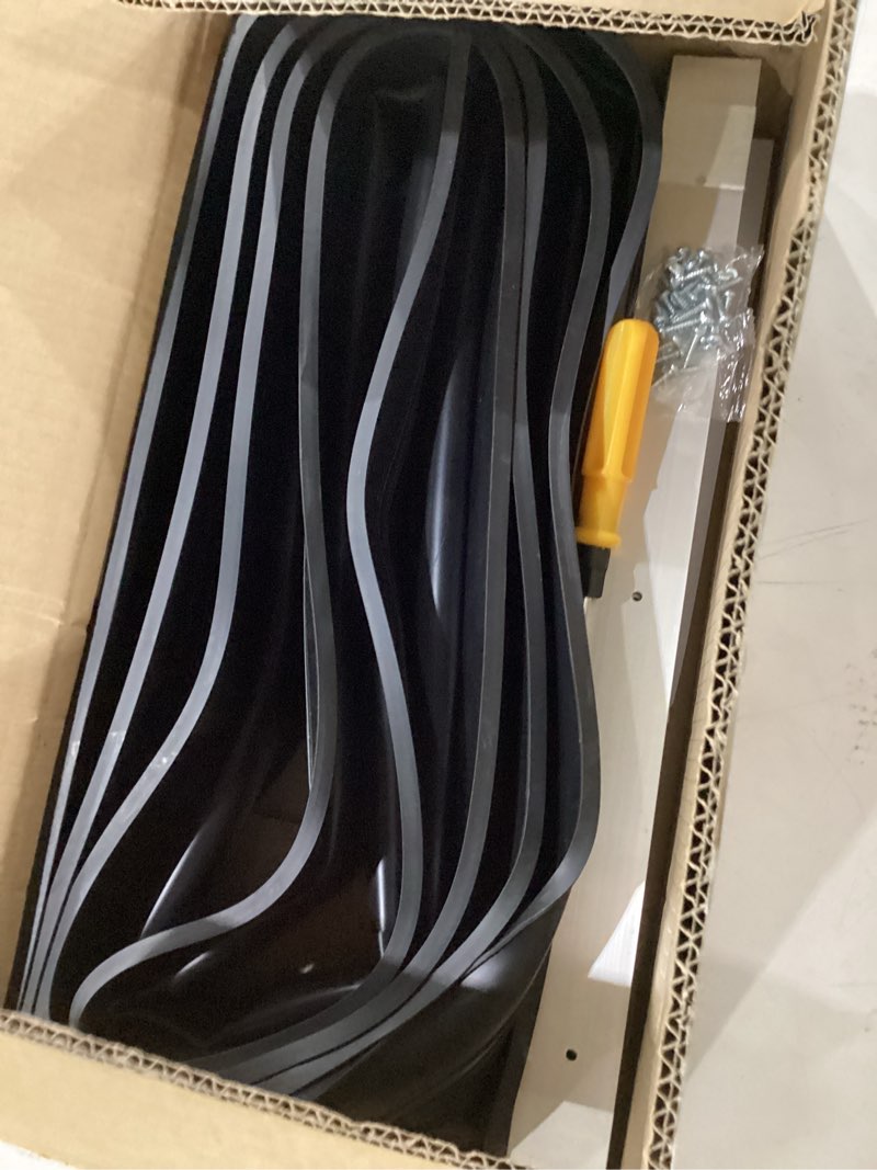 Condition photo showing Good Condition for garage door bottom seal, 16.5ft heavy-duty garage door seal with aluminum track retainer kit, durable universal u+o ring weather stripping rubber simple installation black 16.5 feet