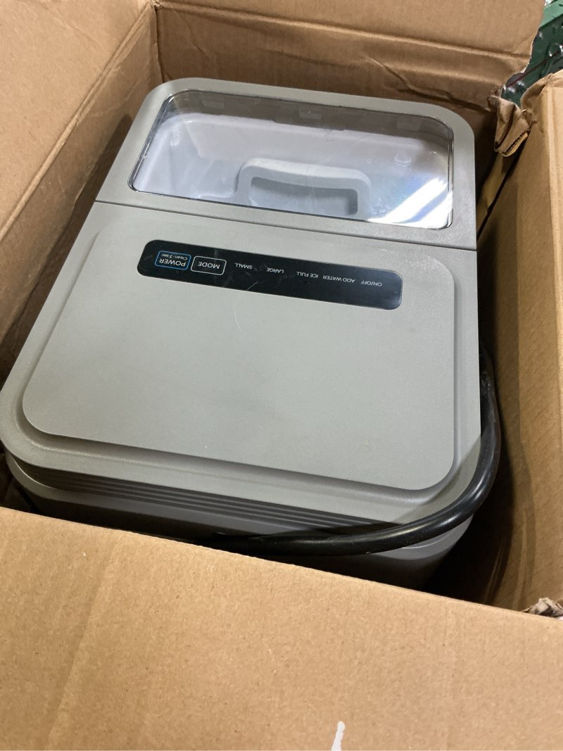 Condition photo showing Good Condition for midea meri26b1agy countertop bullet-ice maker, 8 ice bullets ready in 6 minutes, 26lbs/24h, self-cleaning function with ice scoop and basket for home/office/rv grey