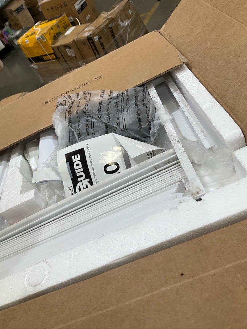 Condition photo showing Good Condition for amazon basics 5000-btu window air conditioner with quiet operation, up to 150 sqf, cool and fan functions, washable filter, adjustable window kit, intuitive mechanical controls, for small room, white white 5000 btu