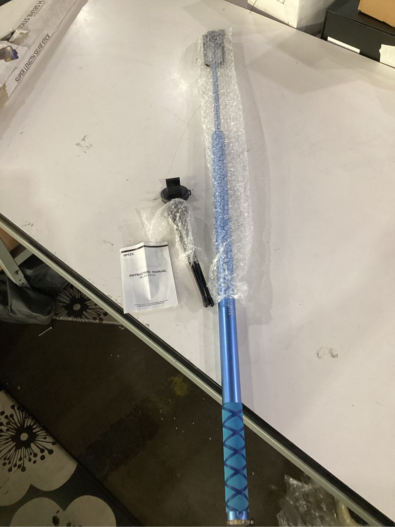 Condition photo showing Good Condition for bmzx 118" long selfie stick tripod for iphone & android (29 to 118") | 9.8ft extendable phone tripod with bluetooth remote, selfie stick for travel, group photos, vlogging & video recording