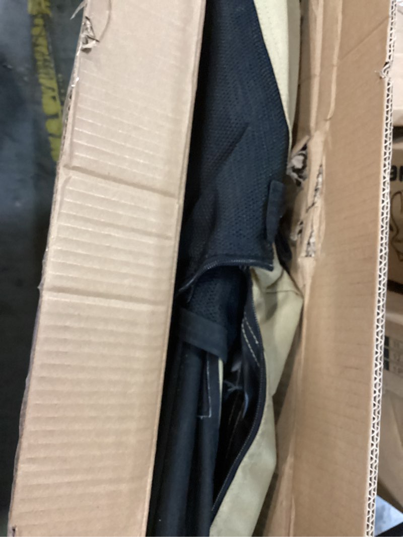 Condition photo showing Good Condition for Amazon Basics Dog Crate, Travel Dog Kennel Double Door Collapsible, Lightweight Soft-Sided Folding, Portable Dog Cage, XL 42" x 31" x 31", Tan Tan 42.0"L x 31.0"W x 31.0"H