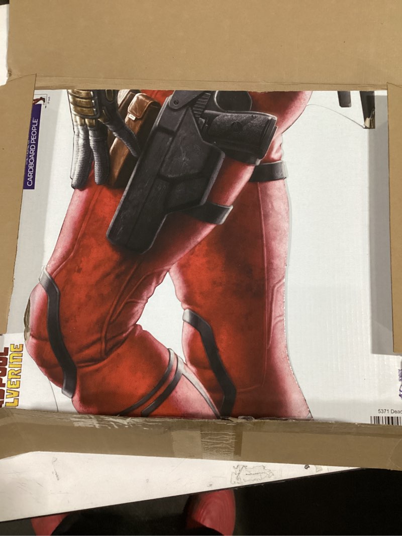 Condition photo showing Good Condition for Cardboard People Babypool Life Size Cardboard Cutout Standup - Deadpool & Wolverine (2024 Film)