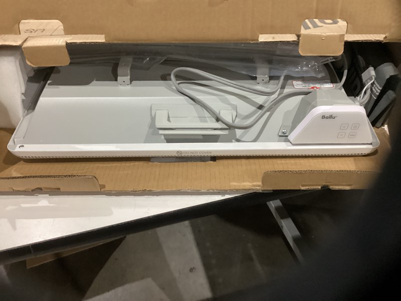Condition photo showing Good Condition for ballu convection panel space heater for large room,1500w electric heater with programmable thermostat,wifi app control,standing or wall mount,smart quiet heater for indoor use,works with alexa,white standard white