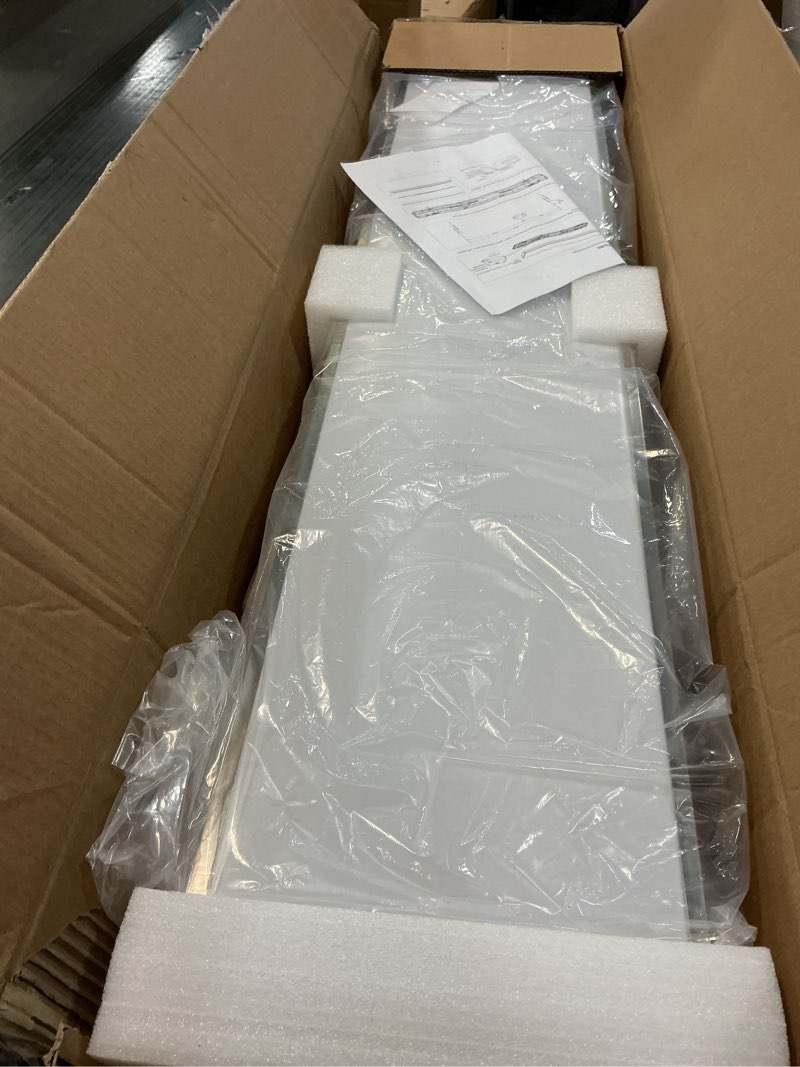 Condition photo showing Good Condition for DAKASON 4FT Rectangle LED Flush Mount Ceiling Light for Kitchen/Laundry, 48W Wraparound 3/4/5000K Selectable, Hardwired 4’ Linear Lights Fluorescent Tube Replacement, Dimmable 1Pack