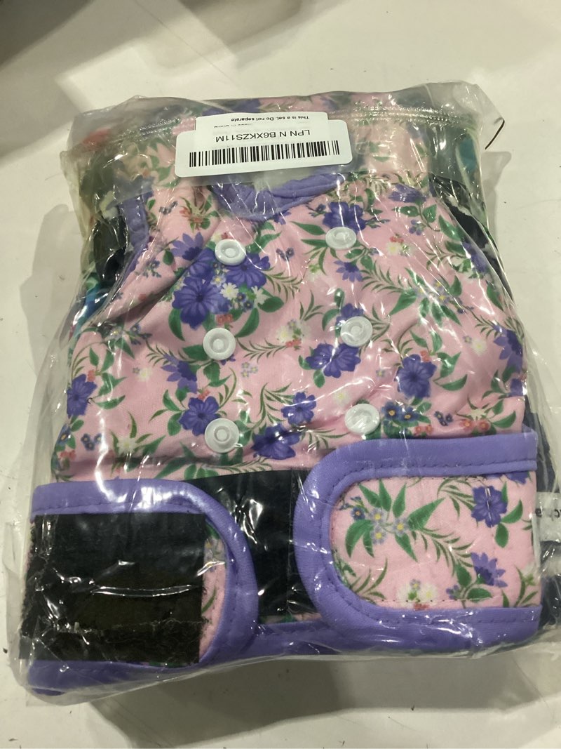 Condition photo showing Good Condition for 5 Pack Reusable Diapers for Doggie, Highly Absorbent Dog Diapers Female for Pet with Incontinence or Frequent Urination, Medium Dog Diapers Female, Flowers Flowers Medium