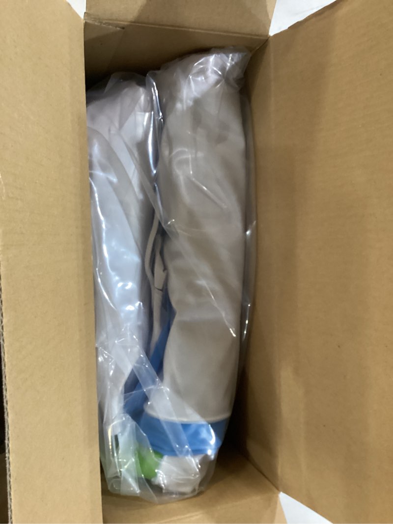 Condition photo showing New/Like New for JOYIN Inflatable Volleyball Net & Basketball Hoops Pool Float Set; Balls Included for Kids and Adults, Summer Pool Game, Floaties, Volleyball Court (105”x28”x38”) Basketball (27.6”x23”),Green,Blue Green Blue Large