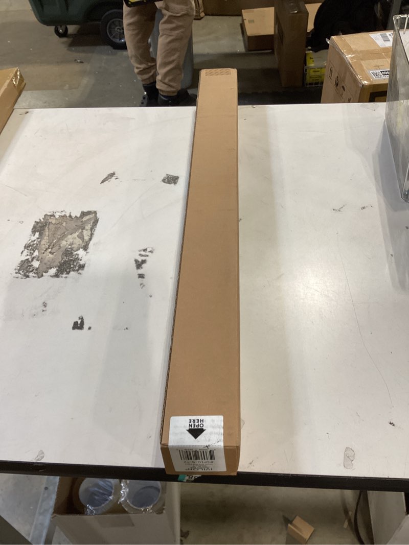 Condition photo showing New/Like New for ivilon tension curtain rod - spring tension rod for windows or shower, 36 to 54 inch. oil rubbed bronze orb 36" to 54" oil rubbed bronze