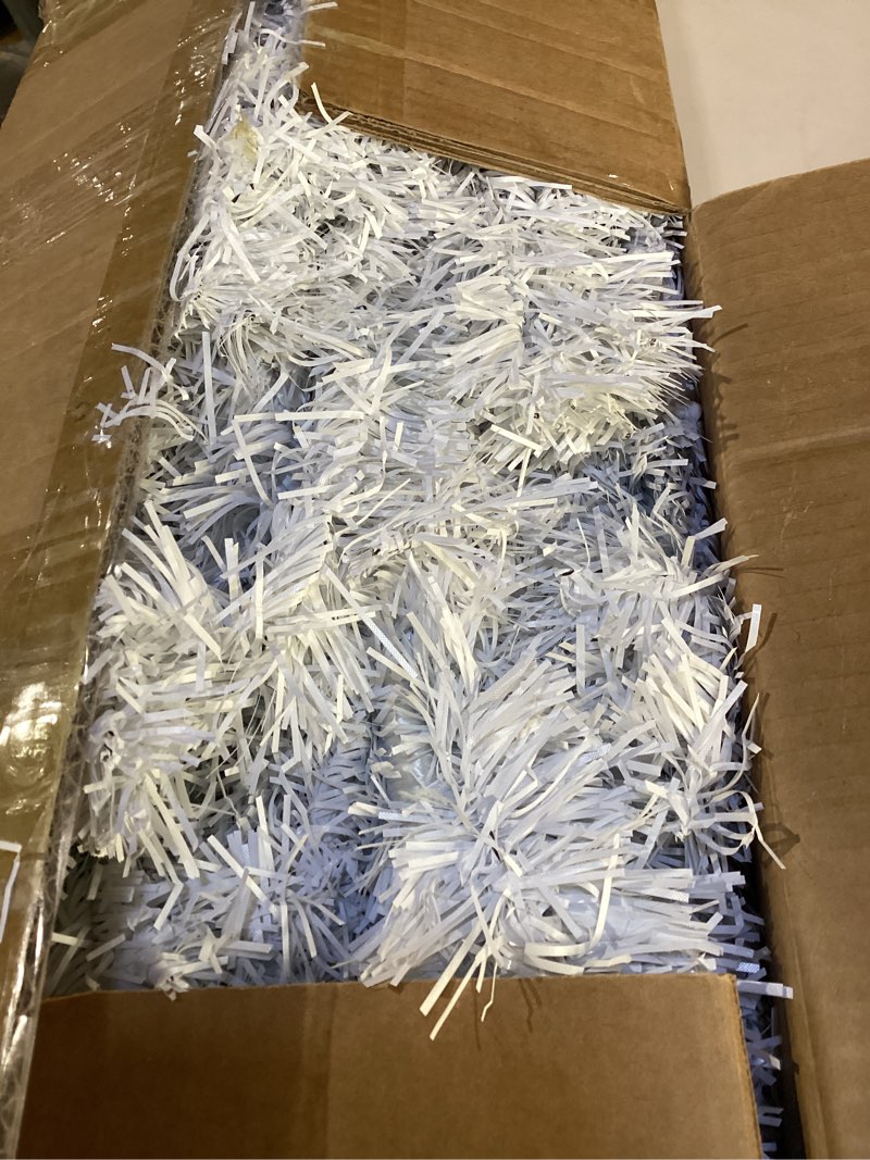 Condition photo showing Good Condition for best choice products white pencil christmas tree 9ft unlit slim decoration without lights, skinny premium holiday decor, metal stand, easy assembly white 9ft