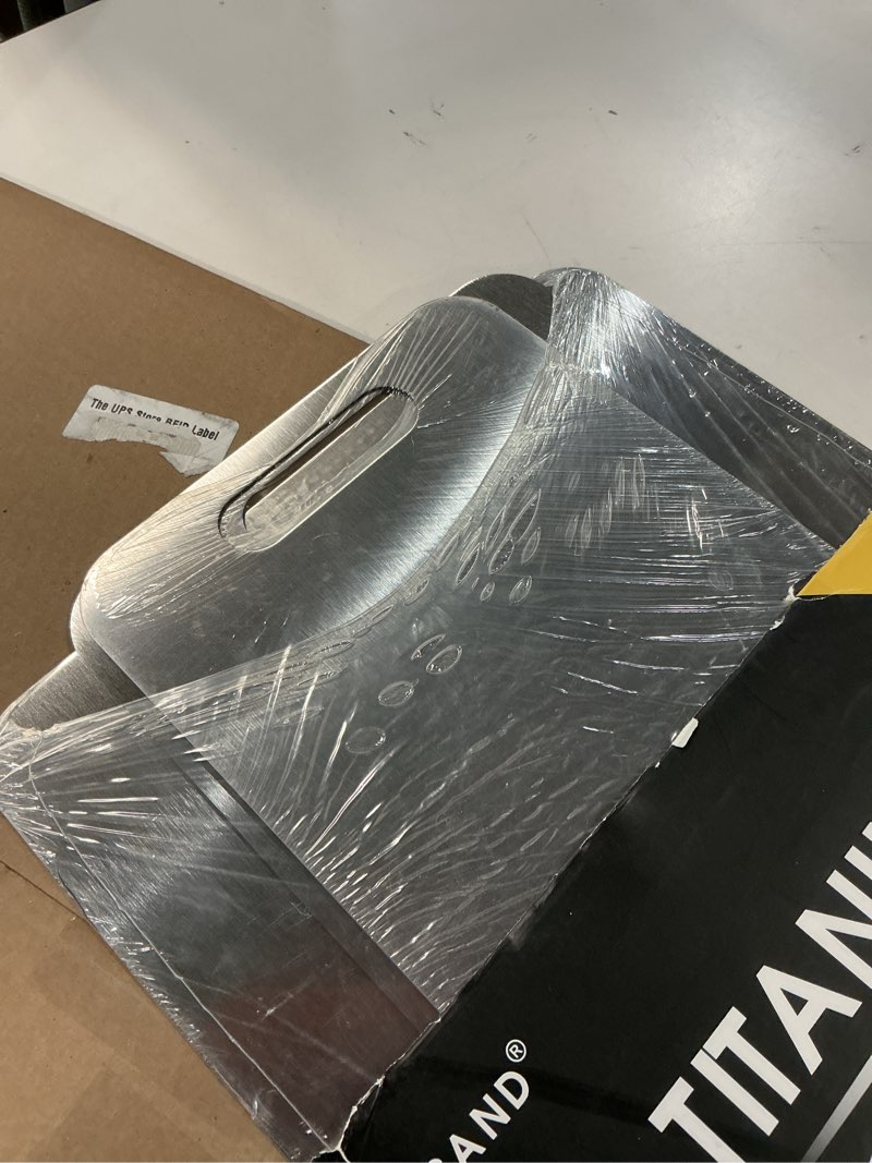 Condition photo showing Good Condition for 3PCS Titanium Cutting Boards for Kitchen, 100% Pure Titanium Cutting Boards, Double-sided Food Grade & Non Toxic Cutting Board, Easy to clean, Knife-Friendly, Dishwasher 12"x9"+14"x10"+18"x12"