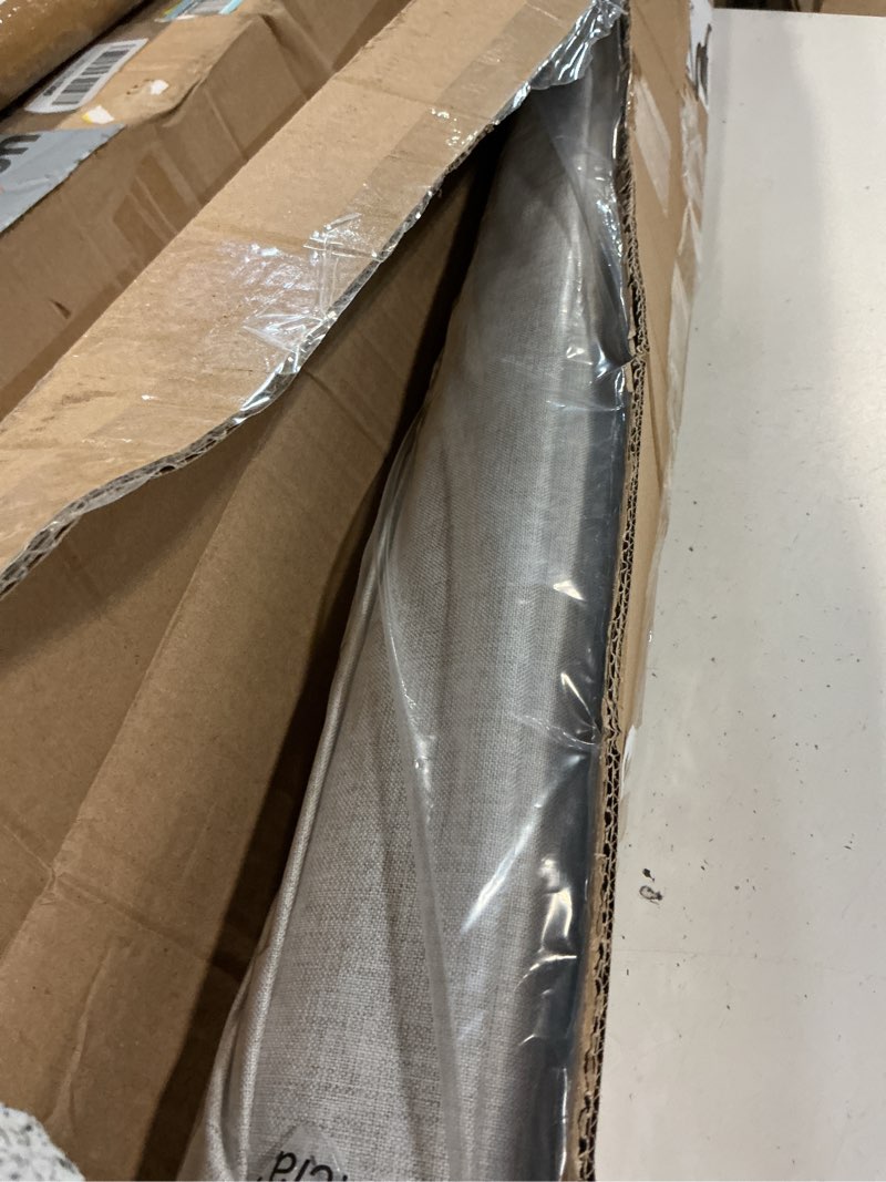 Condition photo showing Good Condition for lazblinds no drill roman shades for windows, cordless blackout window shades with uv protection, polyester fabric for bedroom & living room, 21" w x 64" h, natural blackout - faux linen - natural 21"w x 64"h