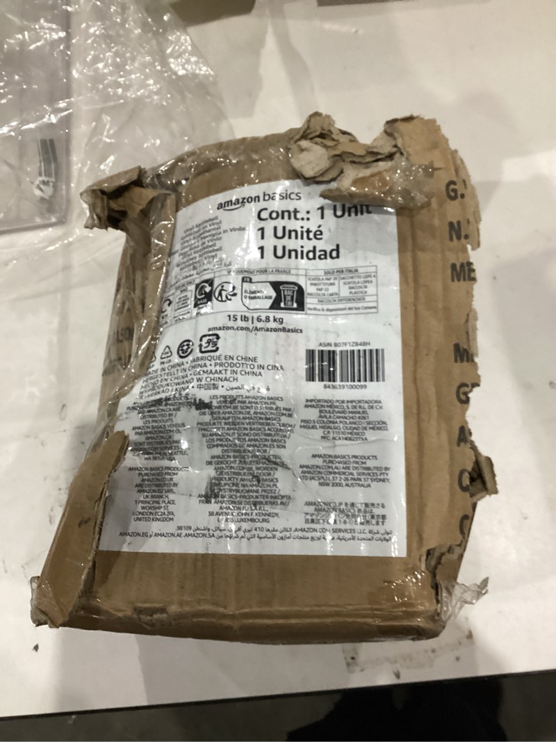 Condition photo showing New/Like New for Amazon Basics Vinyl Kettlebell 15 Pounds