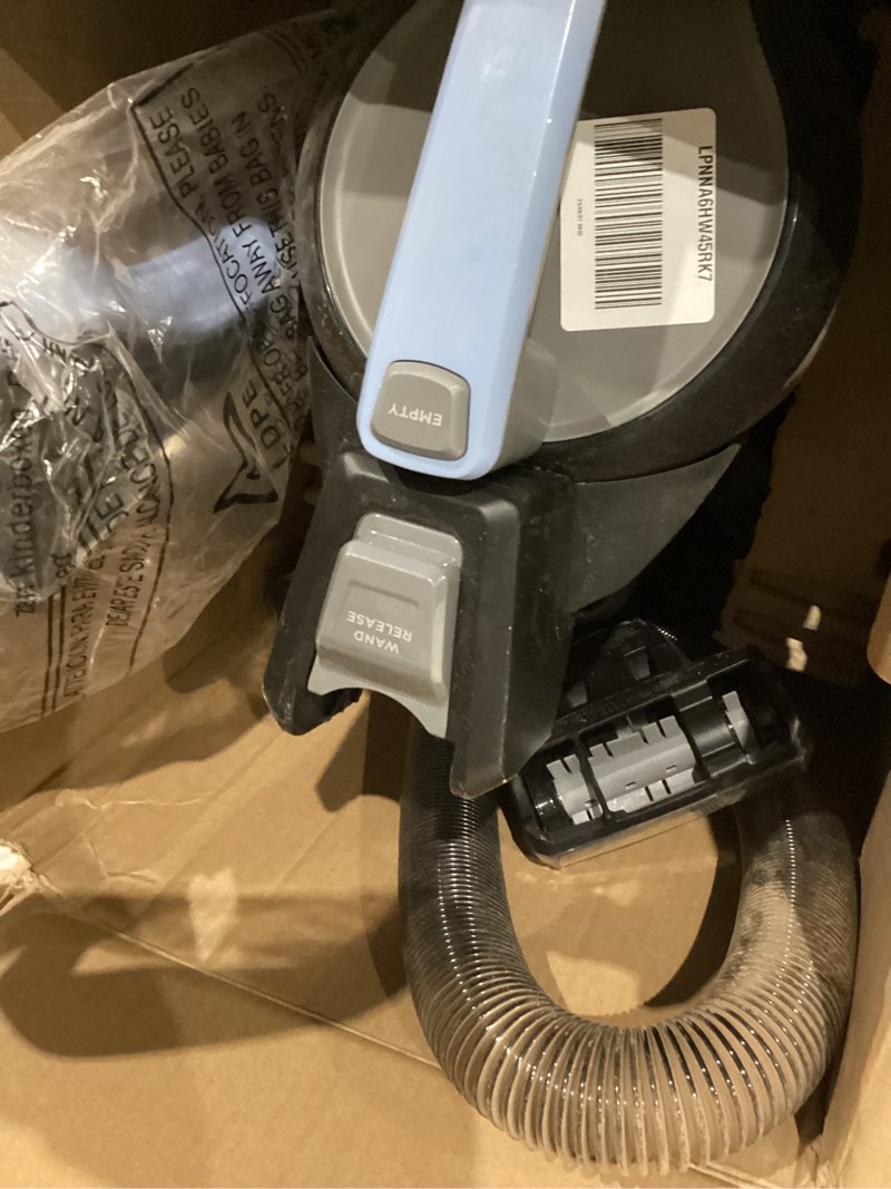 Condition photo showing As Is for bissell cleanview max tangle-free rewind pet hair vacuum with led headlights, tangle-free brush roll, automatic cord rewind, included pet tools, 4073l