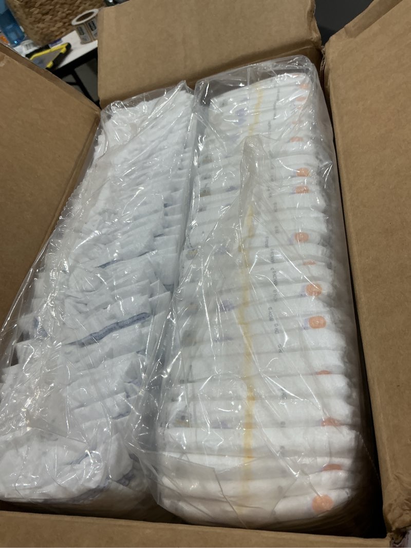 Condition photo showing New/Like New for huggies size 2 diapers, little snugglers baby diapers, size 2 (12-18 lbs), 148 count, packaging may vary size 2 148