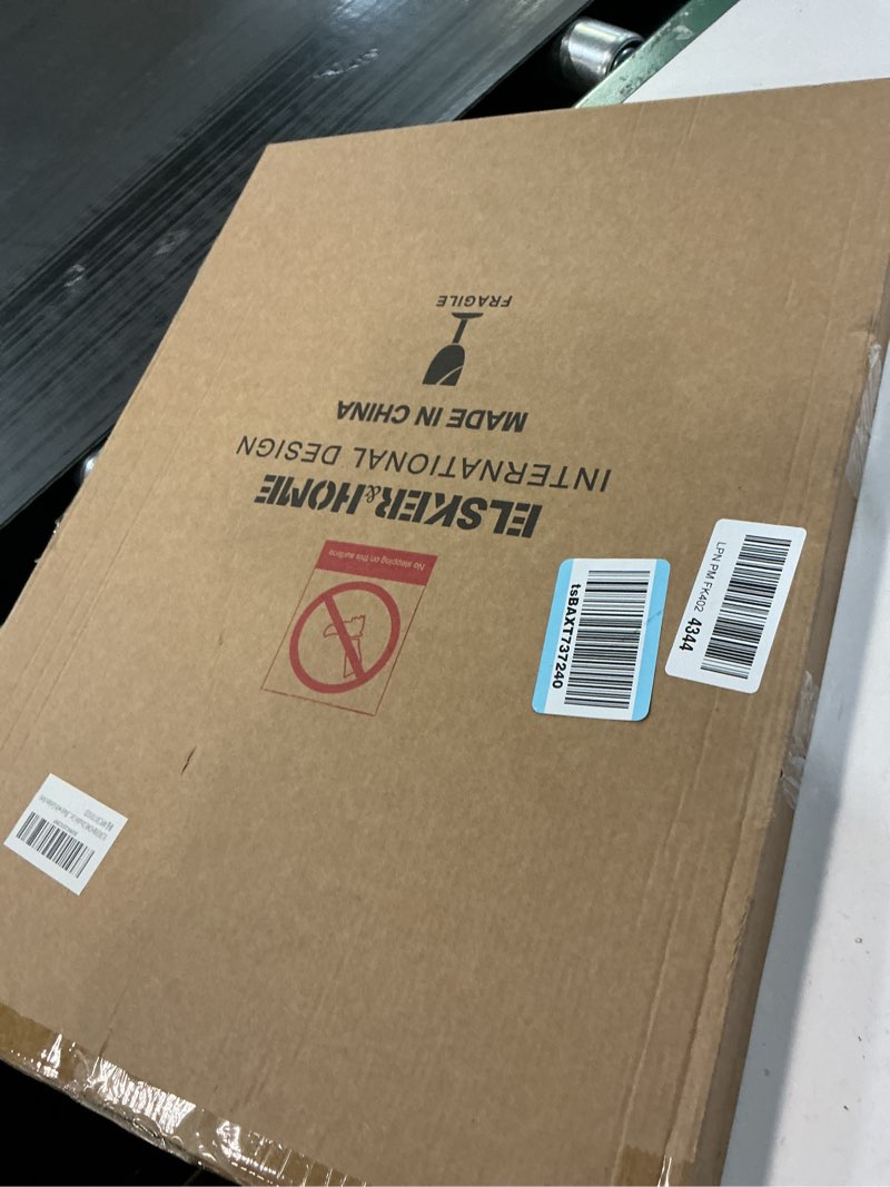 Condition photo showing New/Like New for ELSKER&HOME Double Diploma Frames 14x20 for Two 8.5x11 Diplomas, Certificates,Degrees, Documents, Cherry Color Golden Rim for Dual Diploma/Certificate/Document Frame for Two 8.5x11 Inch with Mat Black Mat Golden Rim Double Diploma Frame 8.5x11