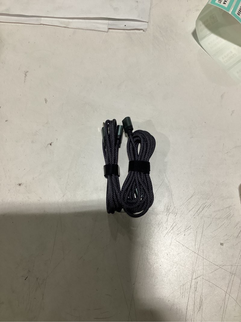 Condition photo showing Good Condition for 100W 2 in 1 Magnetic USB C Charging Cable [2-Pack, 4/6.6FT] 480Mbps Data Transfer, 5A C to C Cable Fast Charging for iPhone 16/15/14/13 Pro Max, MacBook Pro,iPad,Galaxy S22,Pixel Green