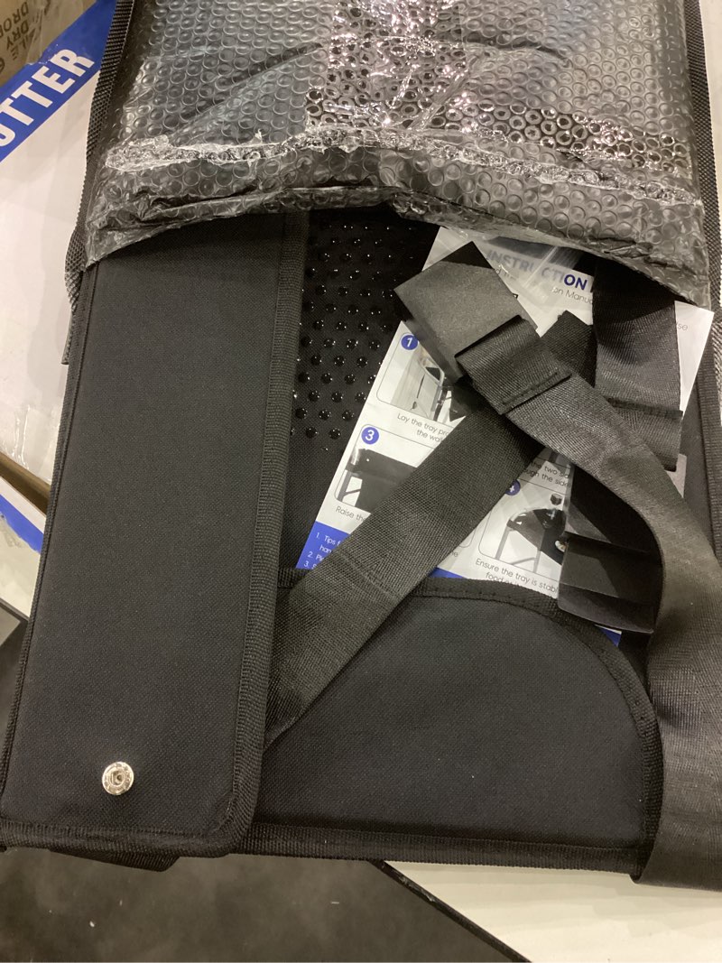 Condition photo showing Good Condition for Tray for Walkers for Seniors with Cup Holder - Walker Accessories ?w/Pockets, Cup Holder & Non Slip Mat for Food?Mobility Trays Fits Most Standard Folding Walkers, Removable & Easy Assembly