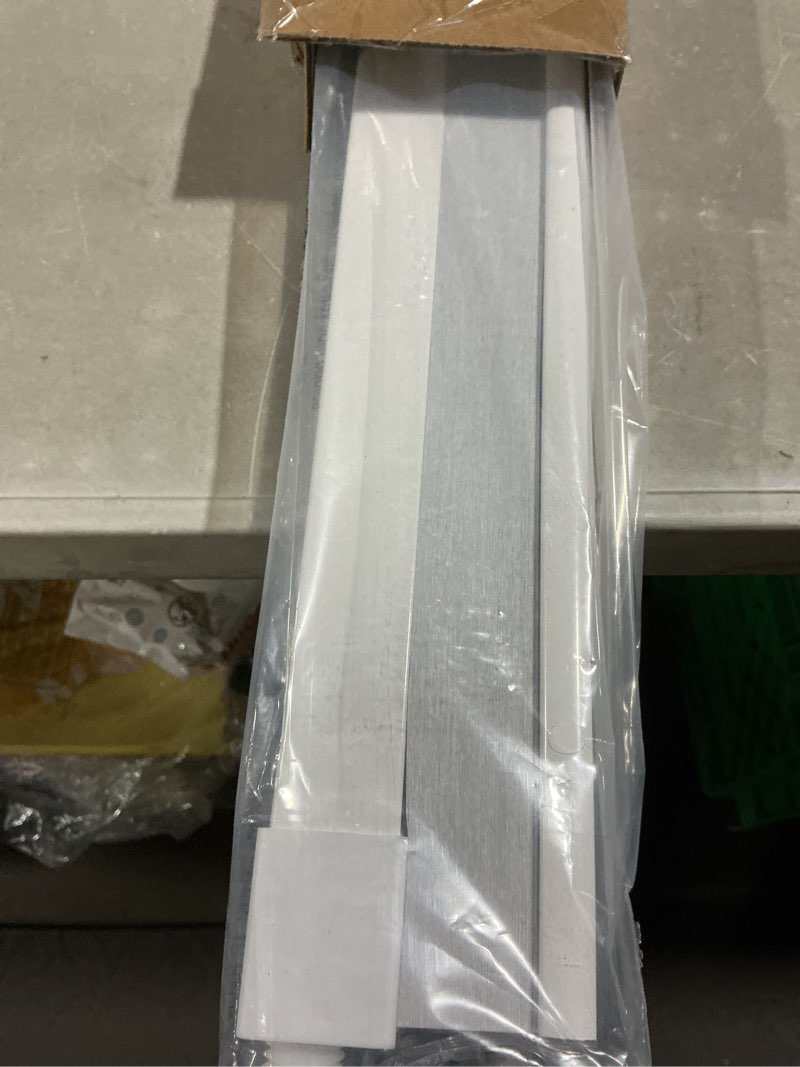 Condition photo showing Good Condition for lazblinds cordless cellular shades, no tools no drill blackout honeycomb shades pleated blinds for windows, 29'' w x 48'' h, silver white blackout-silver white 29'' w x 48'' h