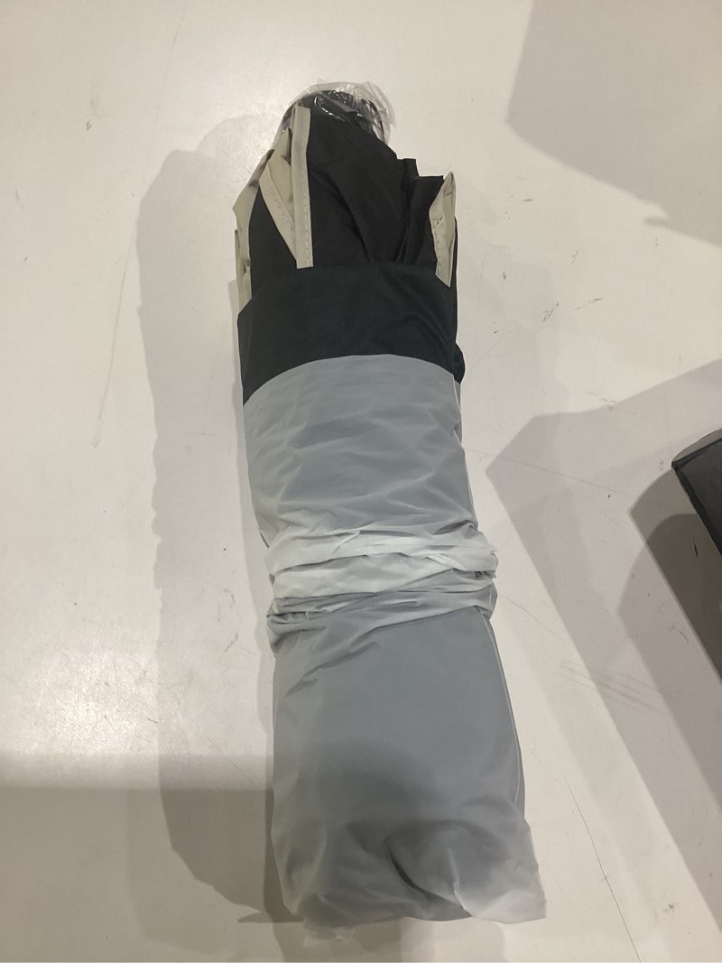 Condition photo showing New/Like New for nmoiss windshield sun shade umbrella for for toyota suv - [vinyl coating heat shield] protect car from sun rays & heat damage keep cool and protect interior, spring structure edge
