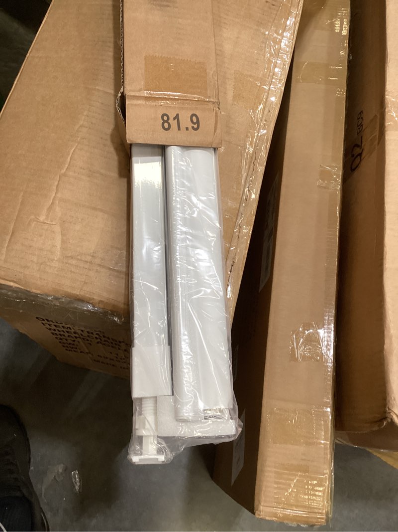 Condition photo showing Good Condition for lazblinds no drill blinds for indoor windows, blackout roller shades, cordless window blackout blinds, thermal insulated fabric uv protection for home and office, 32.5" w x 72" h, white blackout-white 32.5" w x 72" h