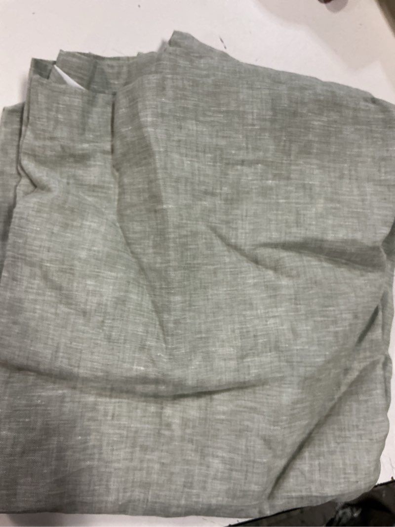 Condition photo showing Good Condition for european linen curtain - single panel 48x84”