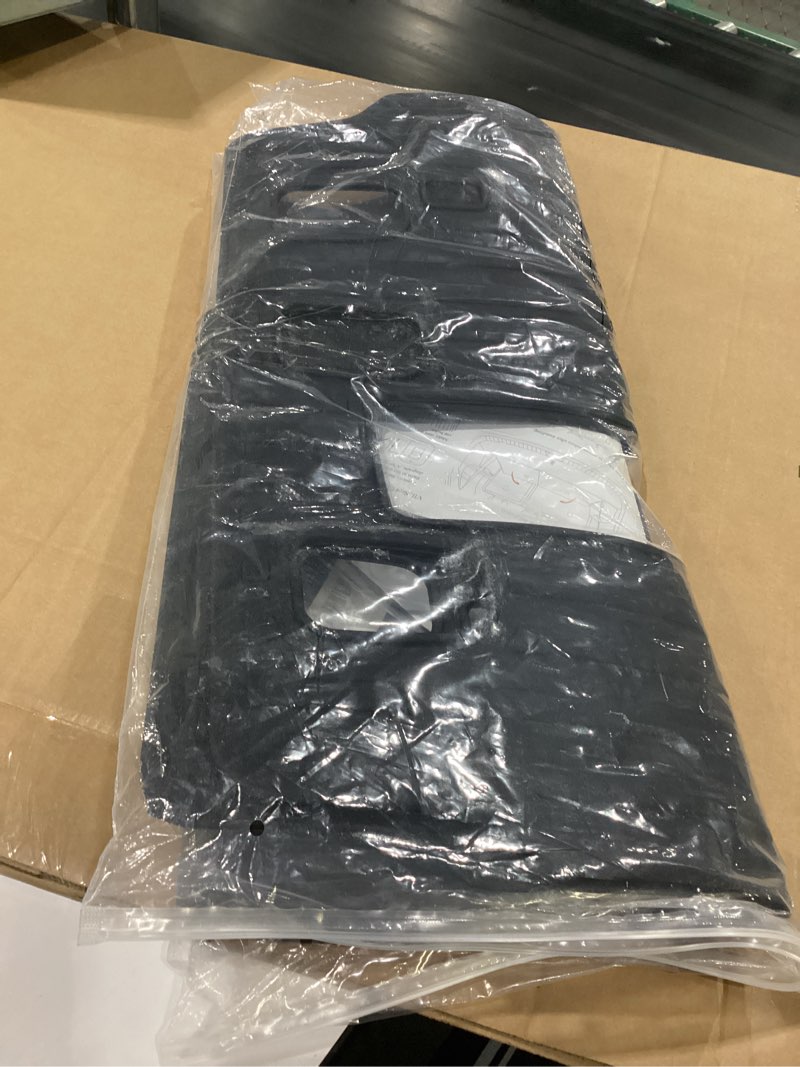 Condition photo showing As Is for ONLY SMALL MAT YEAR MODEL UNKNOWN Cargo Lower Mat Backrest Mats for 2021-2025 Toyota Sienna, All Weather TPE Seat Back Liners Trunk Lower Well Mat Cargo Liner Accessories (Backrest Mats for 3rd-Row+Cargo Lower Mat)