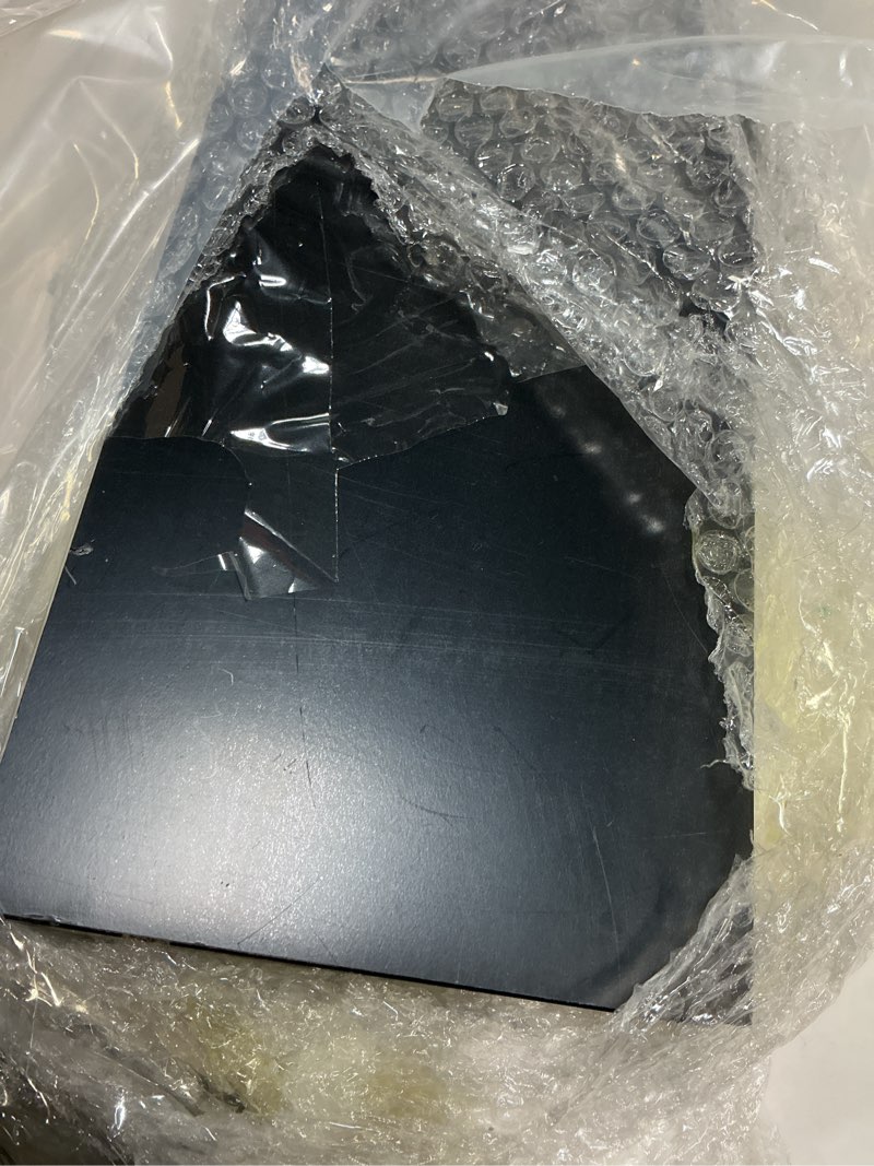 Condition photo showing As Is for Juexica Aquarium Lids Acrylic Canopy with LED Light 29 x 11.38 x 0.28 Inch for 20/29/37 Gallon Without Center Brace Aquariums Cover Fish Tank Lid with a Hook Knife, Black
