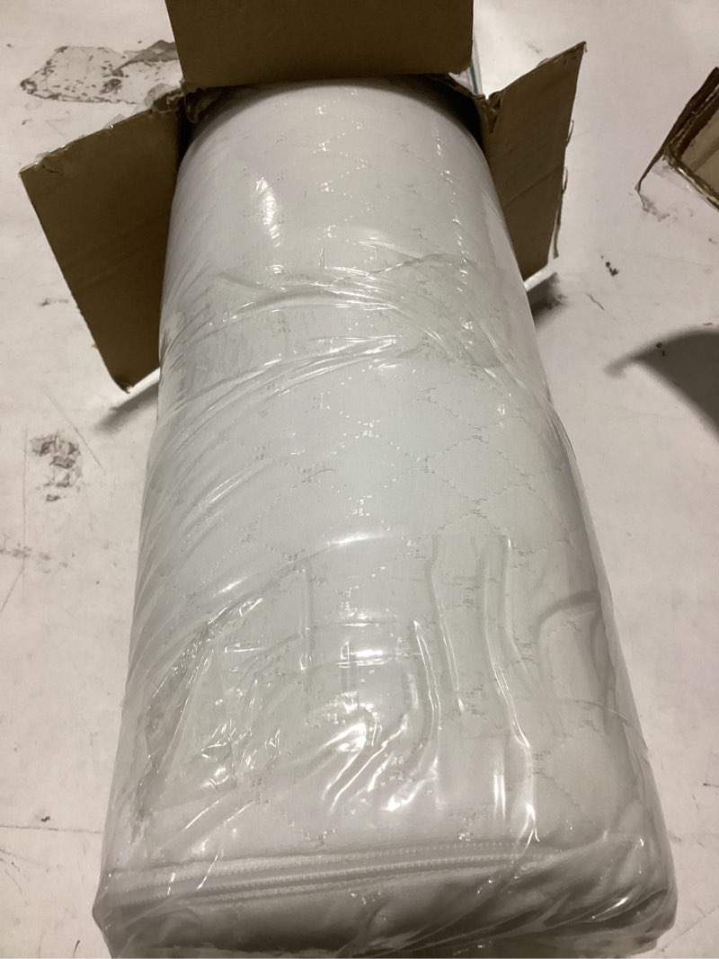 Condition photo showing Good Condition for baby bassinet mattress, breathable, hypoallergenic, premium foam, non-toxic, oval shaped with removal waterproof cover,15" x 30" x 2'', white white oval 15" x 30"