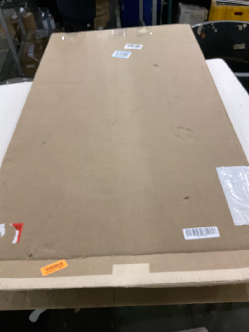 Condition photo showing As Is for Plasticade Signicade Deluxe A Frame Sidewalk Curb Sign Portable Folding Double Sided Display with Quick Change System for Store Signs, White