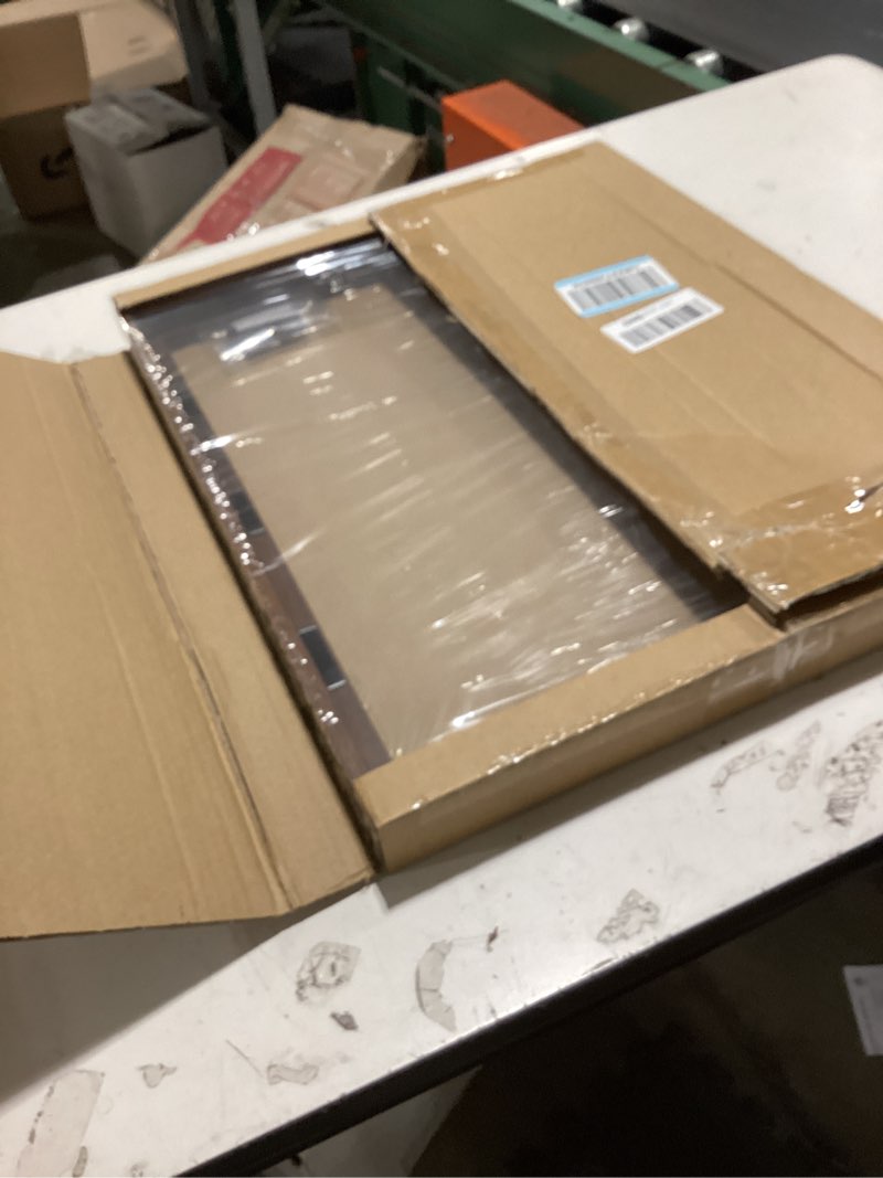 Condition photo showing Good Condition for abtgt 16x20 canvas floating frame with 0.9" deep, brown floater frame for canvas paintings with adhesive, vertical or horizontal wall art frame for prints oil painting diamond decor, 1 pack. brown 16x20