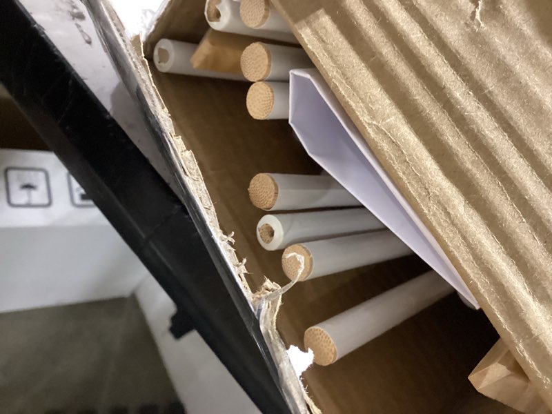 Condition photo showing Good Condition for whitmor foldable clothes drying rack: 3 tier laundry drying rack, collapsible drying rack clothing, portable space saving clothing rack for indoor outdoor, 17.0“ l x 29.5” w x 43.5“ h, wood wood & white
