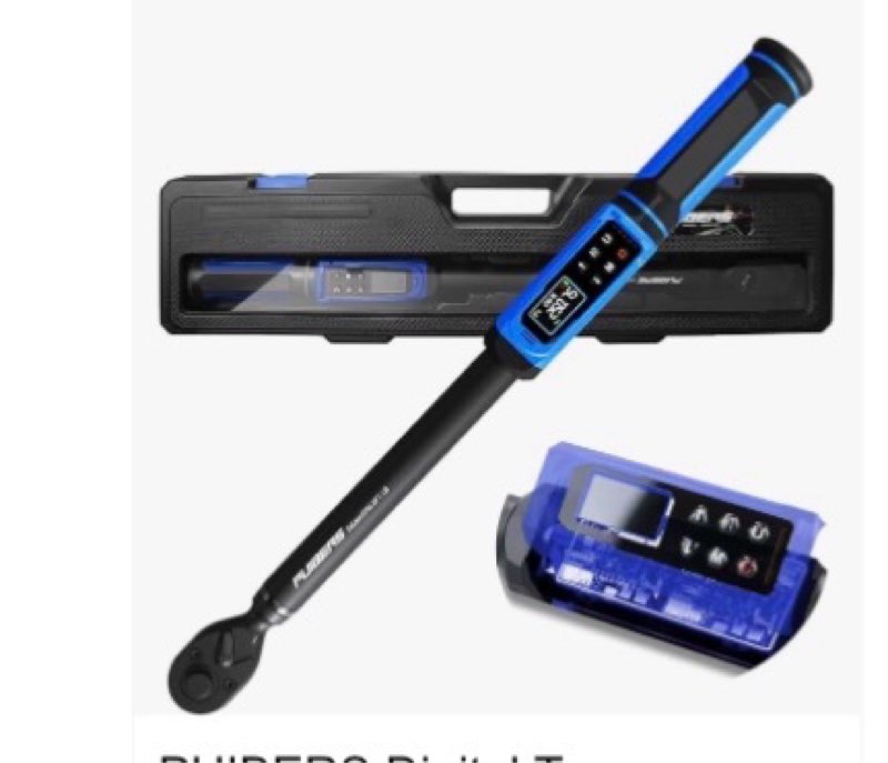 PUIBERS Digital Torque Wrench 1/2" Drive 3.8-250.8FT.LB (5-340Nm),Electronic Torque Wrench ±1% High 