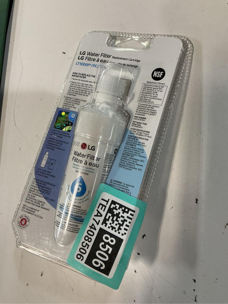 Condition photo showing New/Like New for lg twist-in refrigerator water filter fits lt1000p