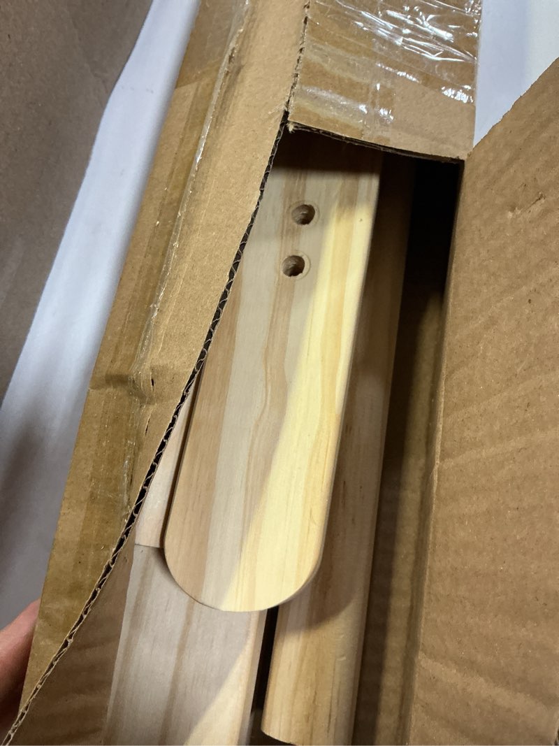 Condition photo showing Good Condition for Barydat 2 Pcs Small Wooden Rack Dress up Storage 22.1 W x 9.5 D x 24.4 H Mini Clothes Rack for Doll Clothes Storage Organizer Gift for Parents