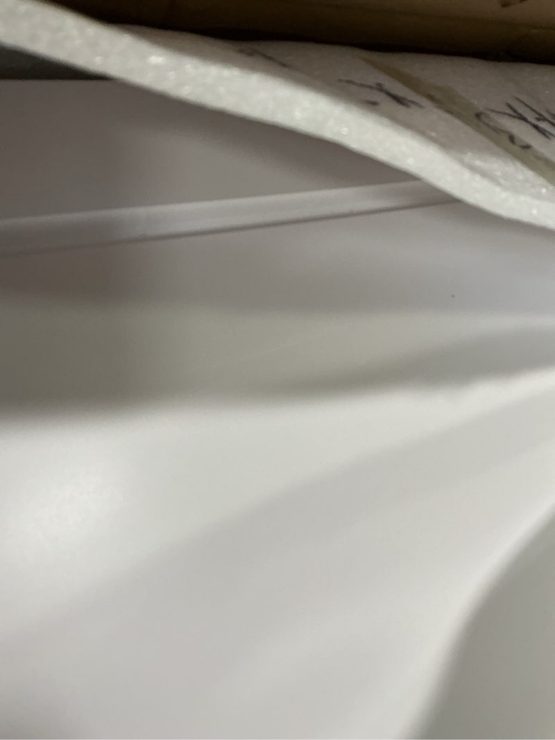 Condition photo showing Good Condition for 5 Pcs Wire Rack Covers 36x12x3 inch PVC Pantry Shelf Cover 0.31 inch Thick Removable Closet Wire Rack Shelf Covers,Decoration Kitchen Bathroom Office Shelving (Light Luxury White,36x12x3 inch) Light Luxury White 36x12x3inch