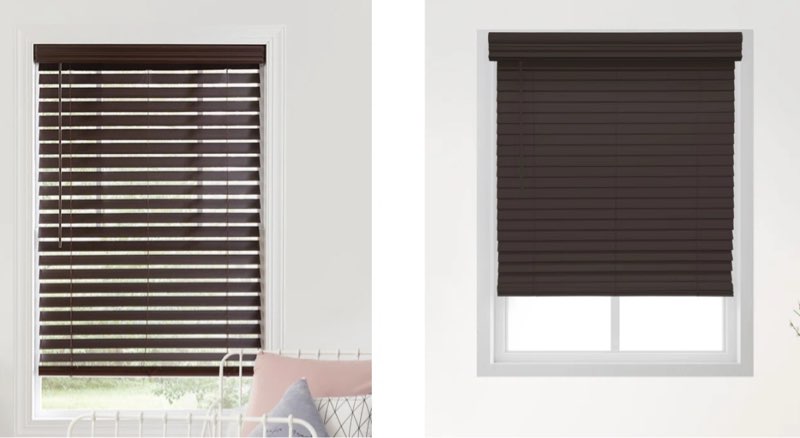 2.5 \" Room Darkening Cordless Faux Wood Blind
