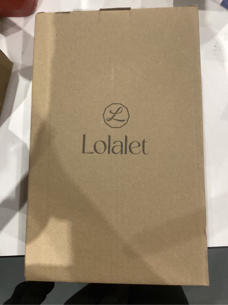 Condition photo showing New/Like New for Lolalet Jewelry Organizer Stand, No Assembly Needed Display Storage with Rotating Earring Holder for Necklace Bracelet Rings, Galentines Valentines Gifts Room Dorm Decor for Women Girls -Rosegold