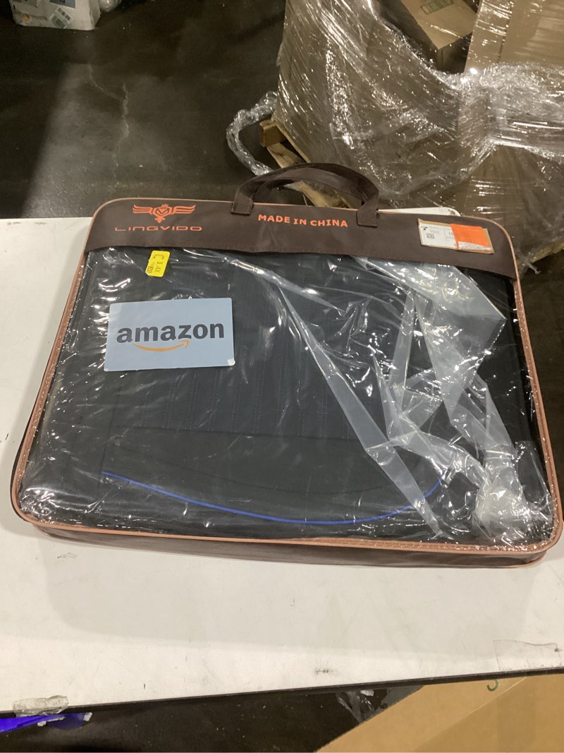 Condition photo showing Good Condition for puffer tote bag for women, lightweight quilted shoulder bag with multiple pockets, large capacity work tote for travel, gym & everyday use (brown)