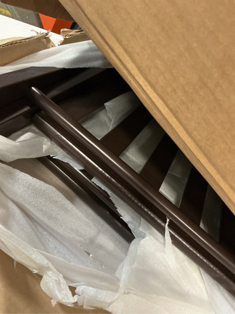 Condition photo showing Good Condition for Smuxee Fully Assembled Brown Luggage Racks Pack of 2, Upgraded Bamboo Foldable Suitcase Stand with 5 Nylon Straps, Luggage Holder with Shelf for Guest Room Bedroom Hotel