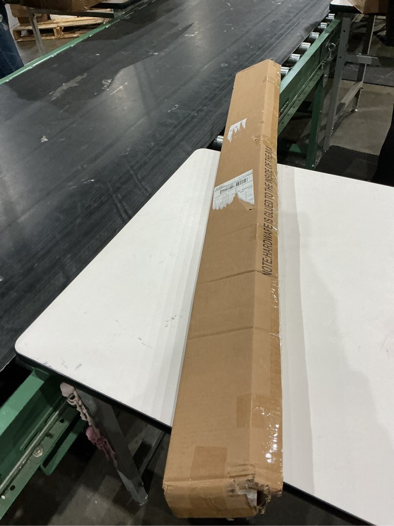 Condition photo showing Good Condition for warm gold disc curtain rod,  window curtain rod,adjustable room darkening drapery rod with aluminum finials and brackets,wrap around design