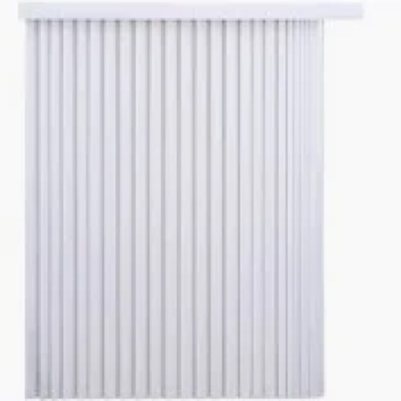 Project Source Light filtering vertical 3.5-in Slat Width 78-in x 84-in Cordless White