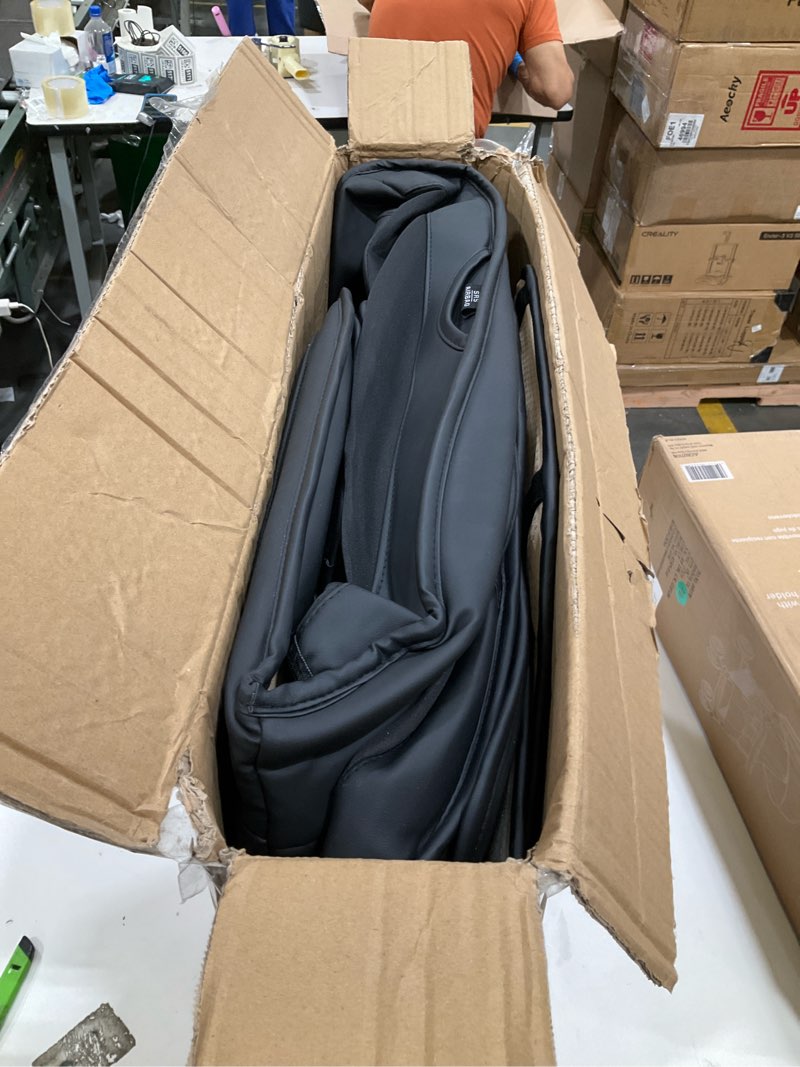 Condition photo showing Good Condition for mingbron black car seat cover with lumbar support, car seat protector waterproof, nappa leather car seat cushion, car seat covers front seats and back fit for most cars black 3 5 seat covers (front & rear)