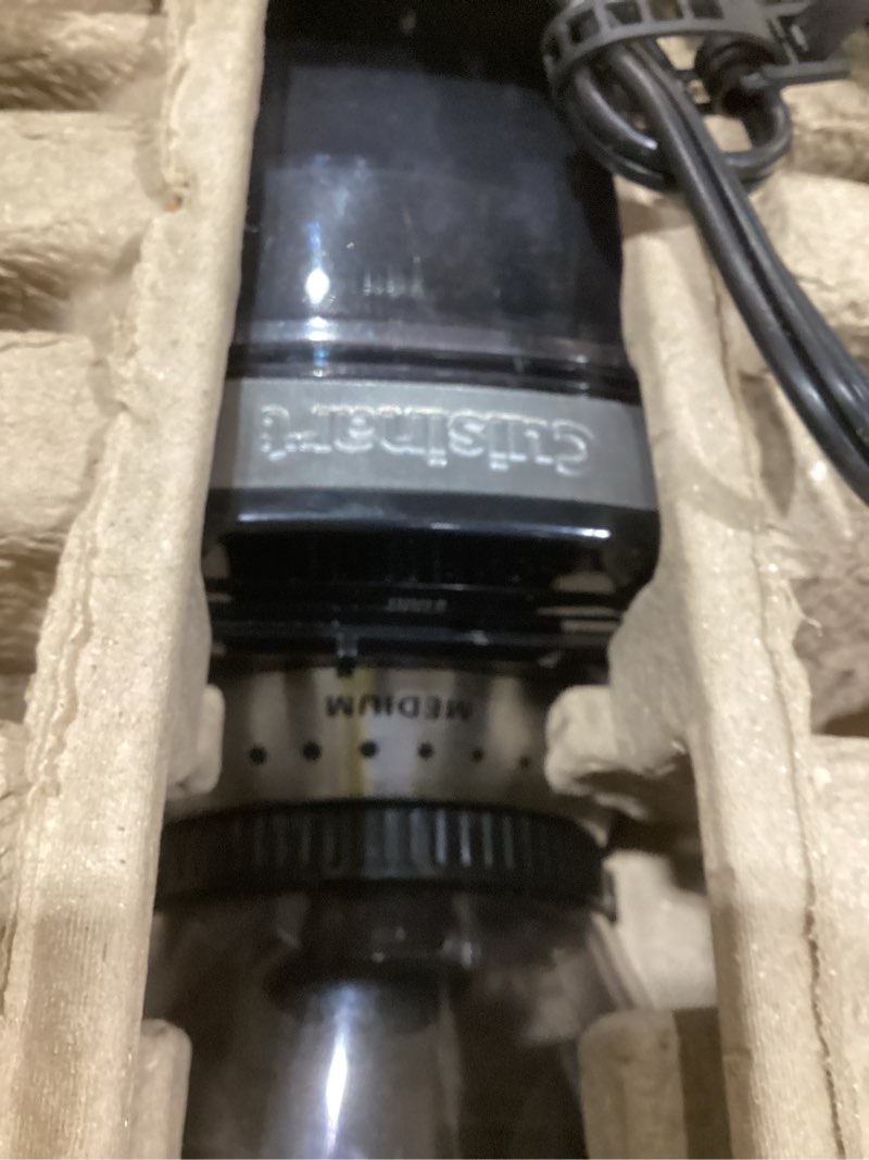 Condition photo showing Good Condition for cuisinart coffee grinder, electric one-touch automatic burr coffee grinder with 18-position grind selector, cup size selector for 4 – 18 cups, dbm-8p1, black stainless burr mill stainless steel